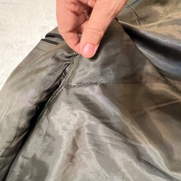 Macy's ALFANI Mens Heavy Coat Blazer Sport Jacket Size L Wool Blend - Picture 9 of 16